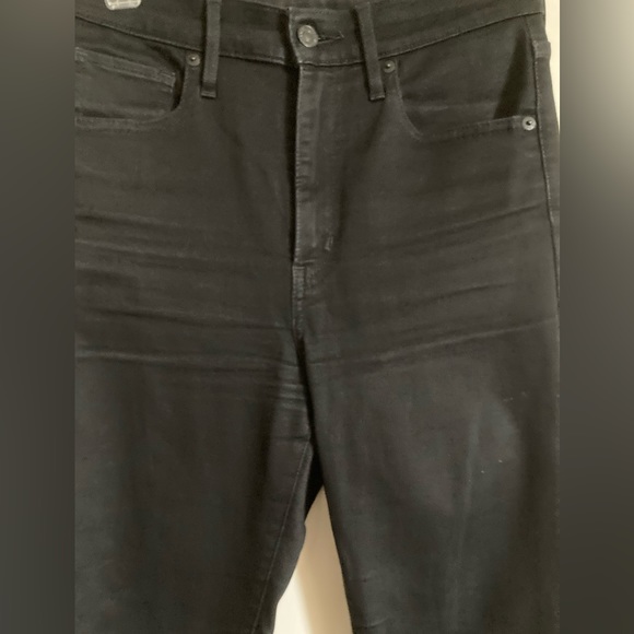 🌸Levi’s Black Mile High Super Skinny Black label & Tag Denim Jeans #Pk - Picture 6 of 9